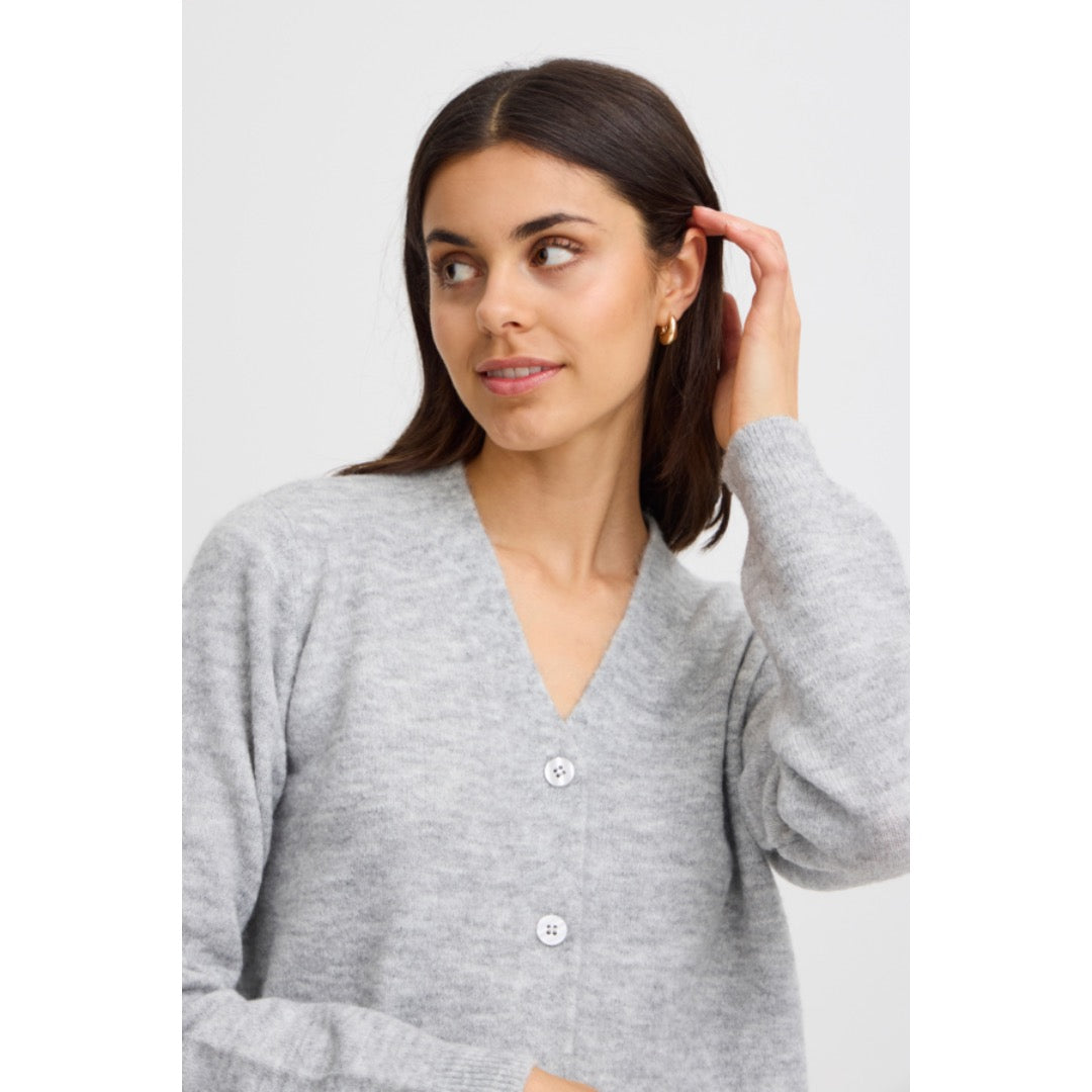 Fransa neuletakki, vaaleanharmaa - Moment.fi