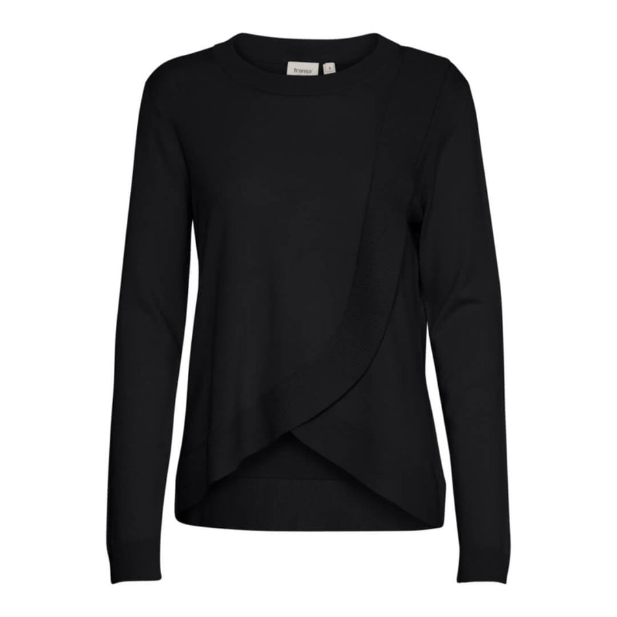 Fransa neule, musta - Moment.fi