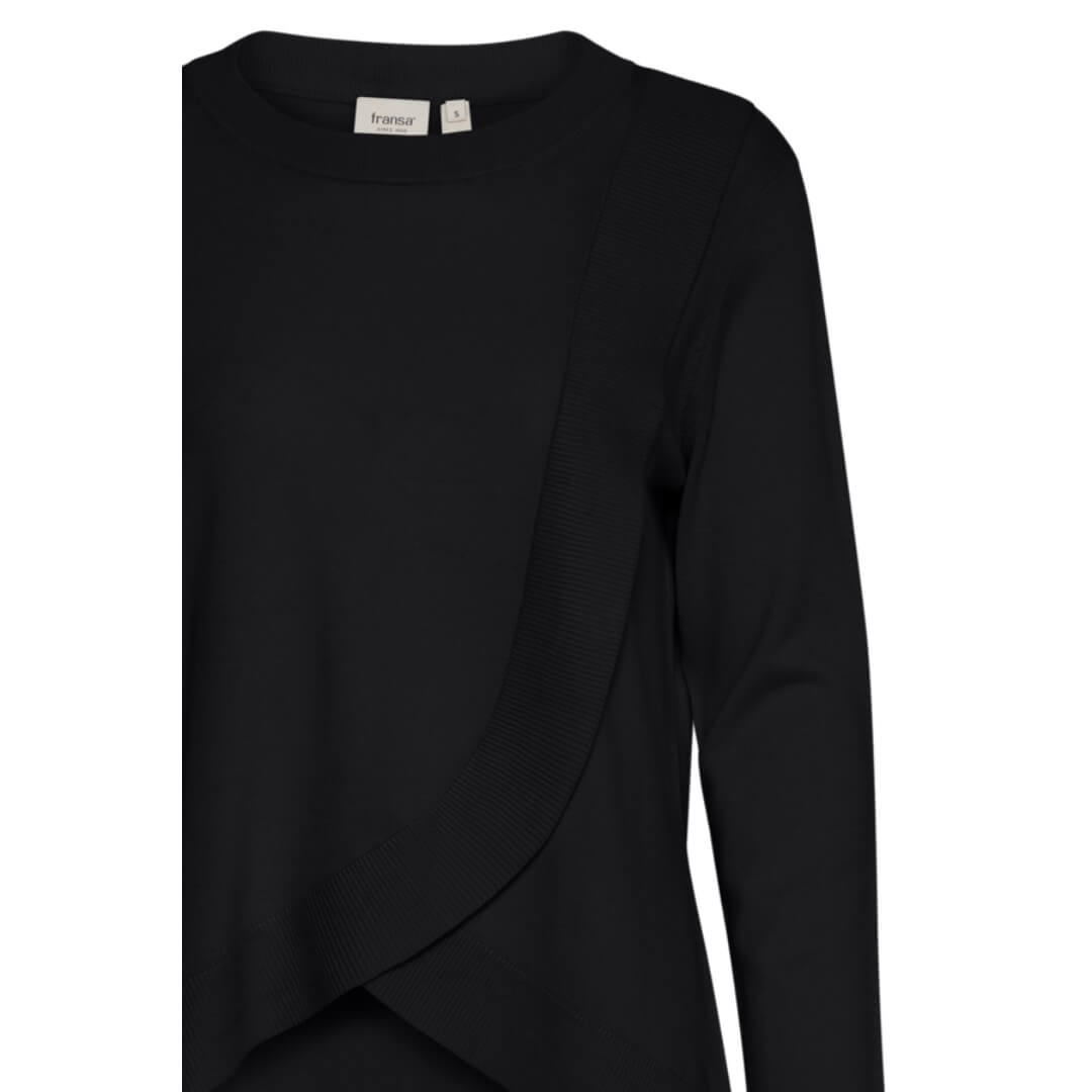 Fransa neule, musta - Moment.fi