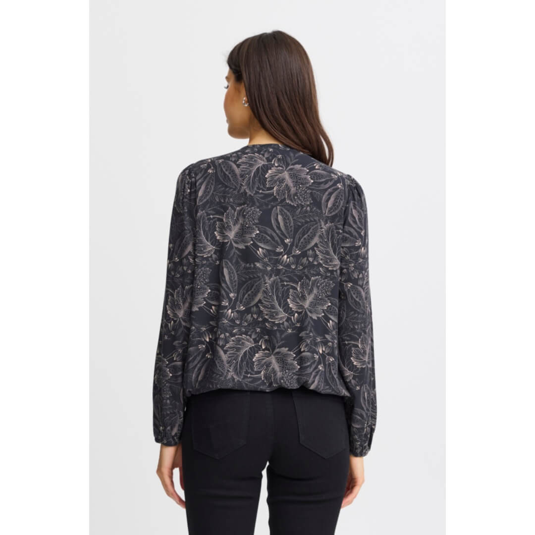 Fransa kuosipaita, tummansininen - Moment.fi