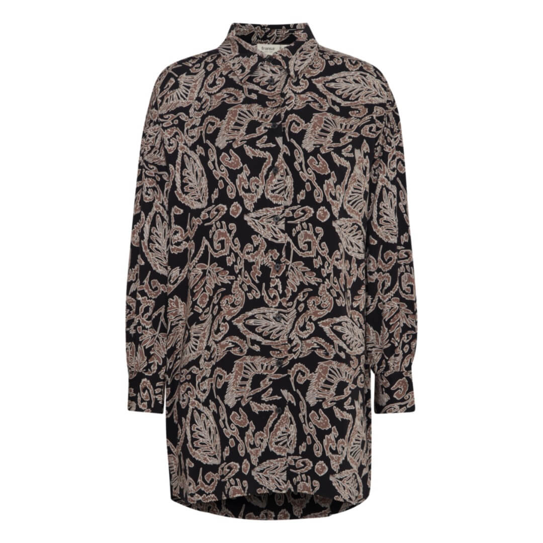 Fransa kuosipaita, musta - Moment.fi