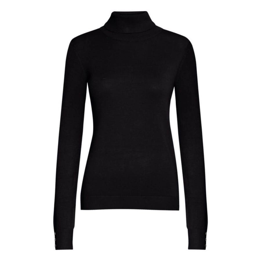 Fransa pooloneule, musta - Moment.fi