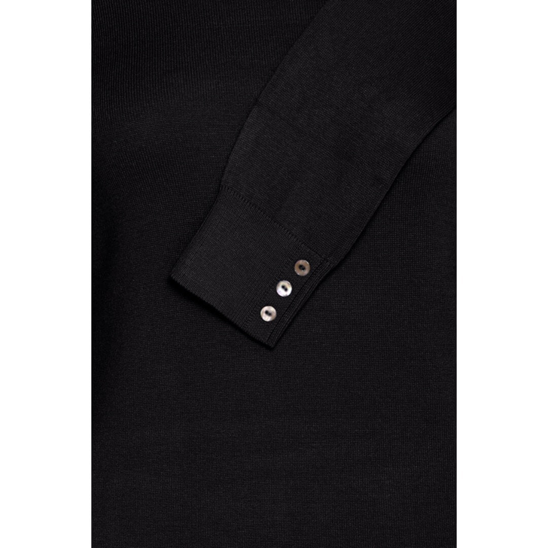 Fransa pooloneule, musta - Moment.fi