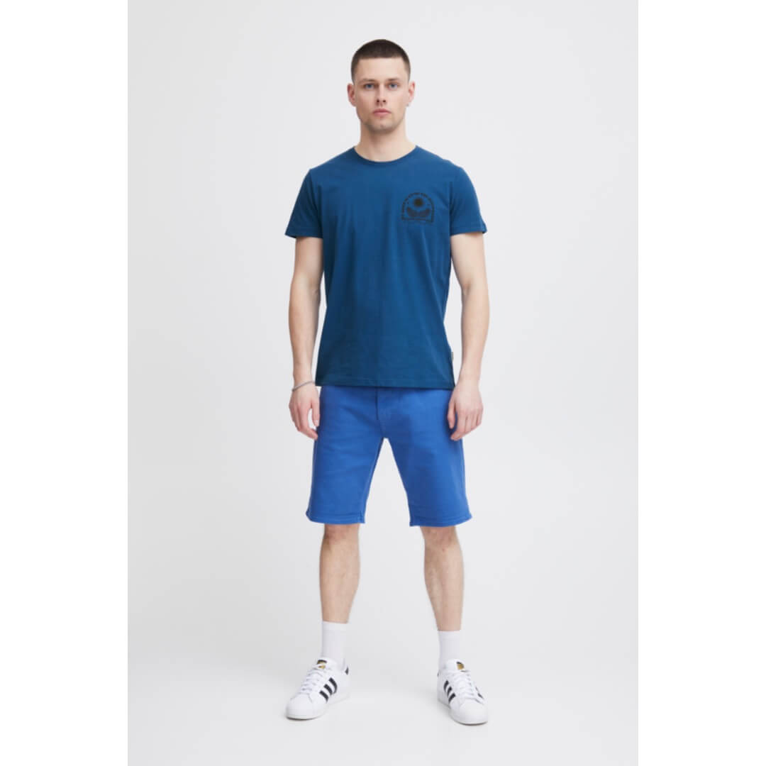 Blend t-paita selkäprintti, keskisininen - Moment.fi