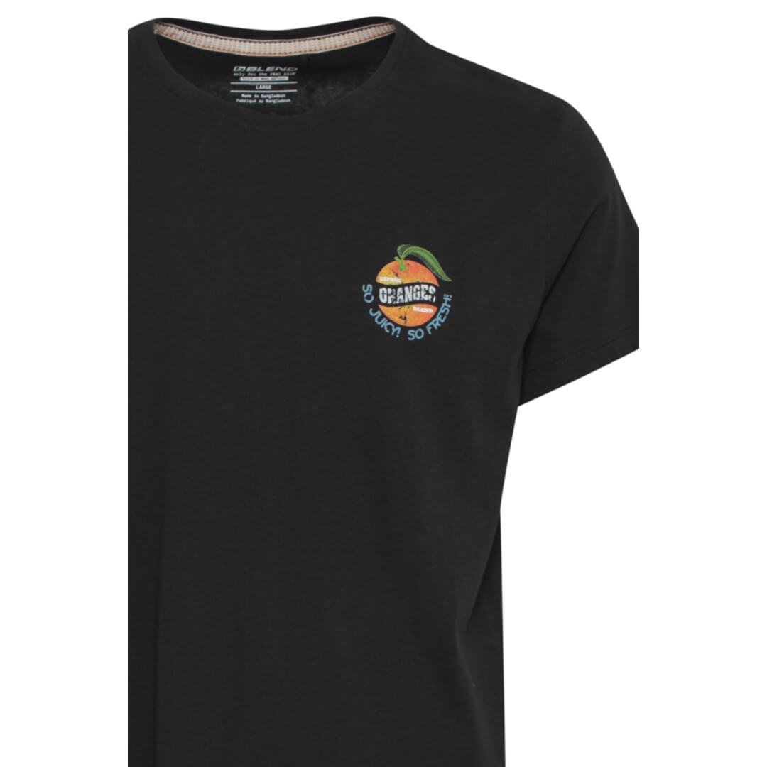 Blend t-paita selkäprintti, musta - Moment.fi