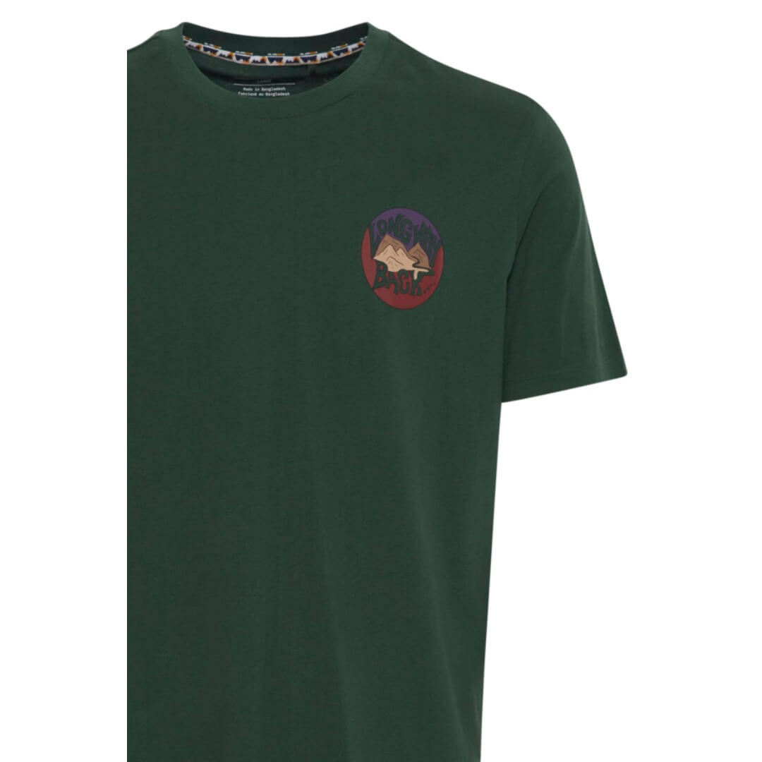 Blend t-paita rintaprintti, vihreä - Moment.fi