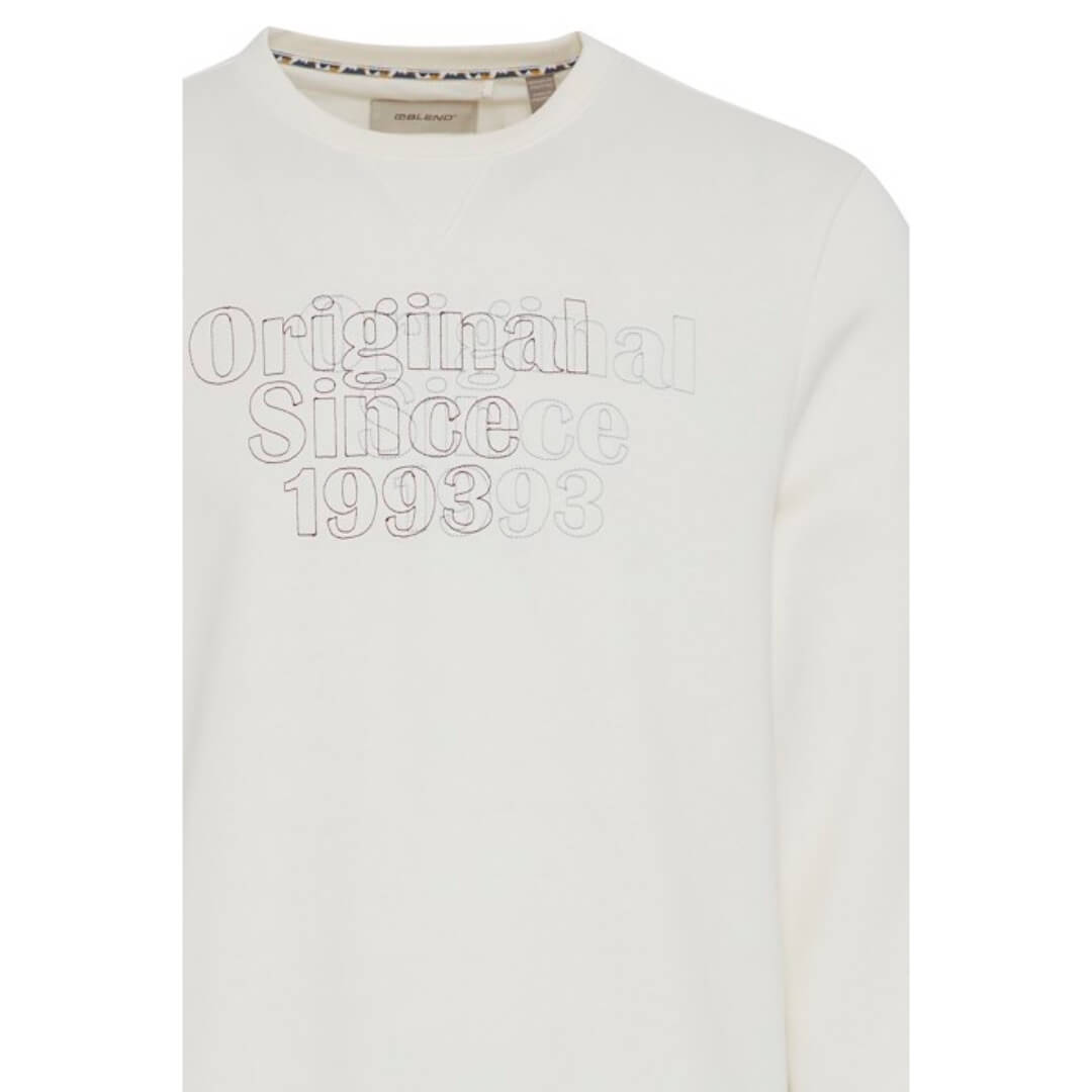 Blend collegepaita, luonnonvalkoinen - Moment.fi