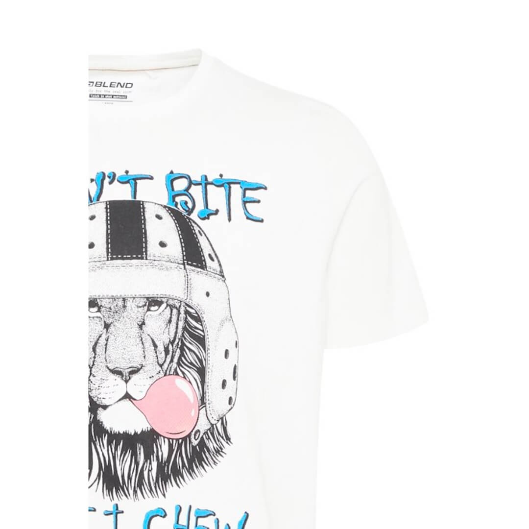 Blend t-paita printti, luonnonvalkoinen - Moment.fi