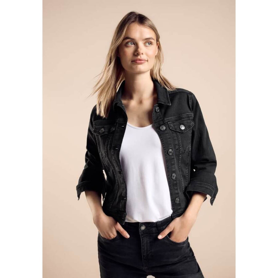 Street One farkkutakki, musta - Moment.fi