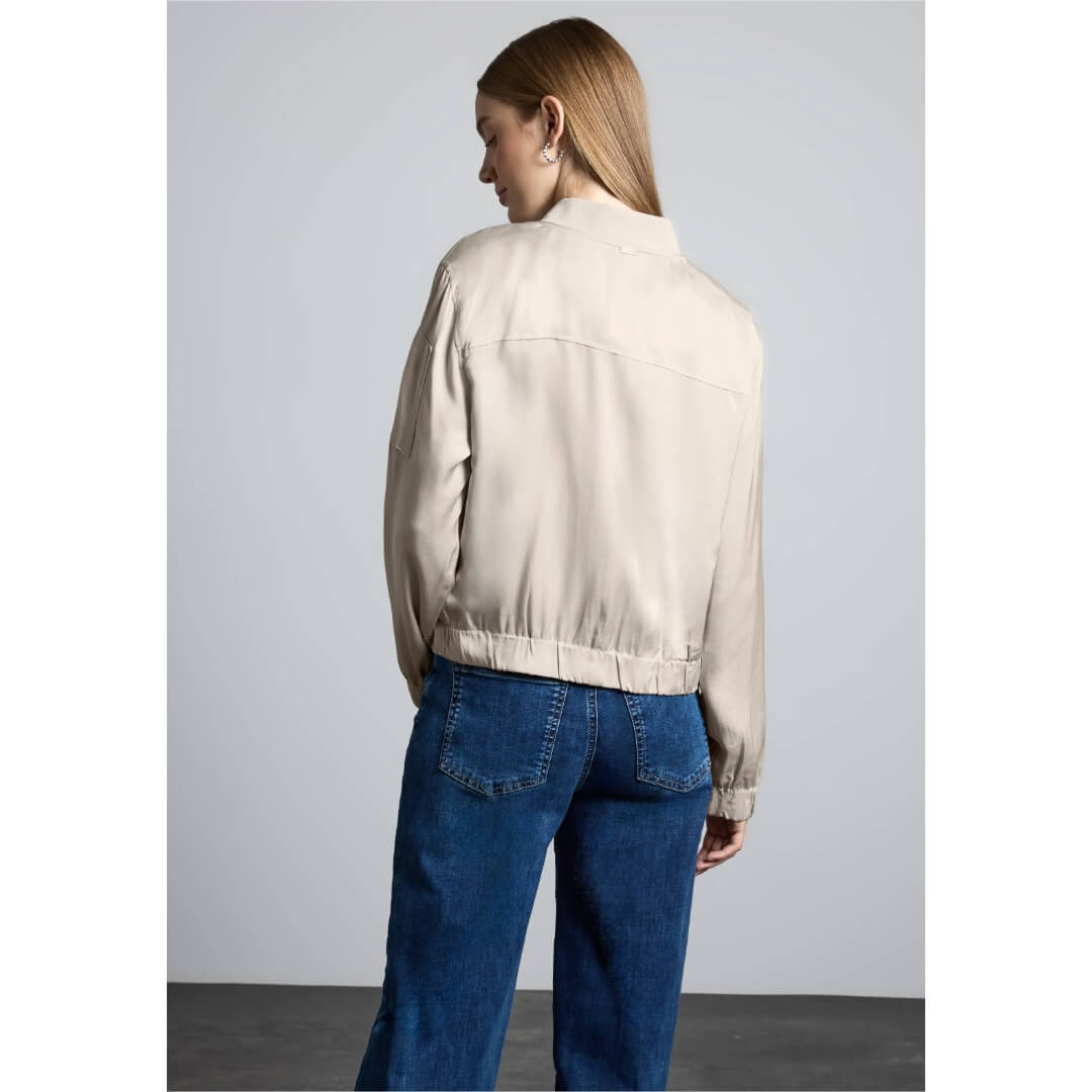 Street One satiinijakku, hiekka - Moment.fi