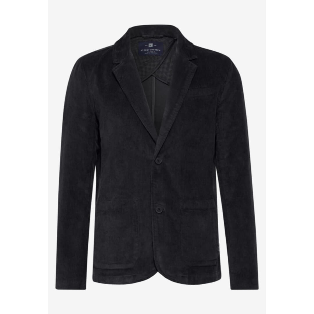 Street One samettiblazer, tummanharmaa - Moment.fi