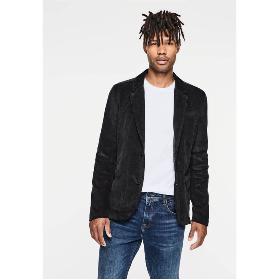 Street One samettiblazer, tummanharmaa - Moment.fi