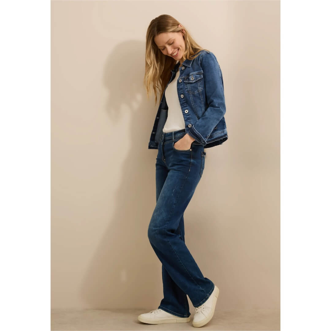 Cecil farkkutakki, keskisininen - Moment.fi