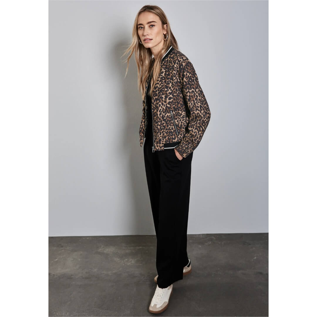 Street One bomberjakku Leo, musta - Moment.fi