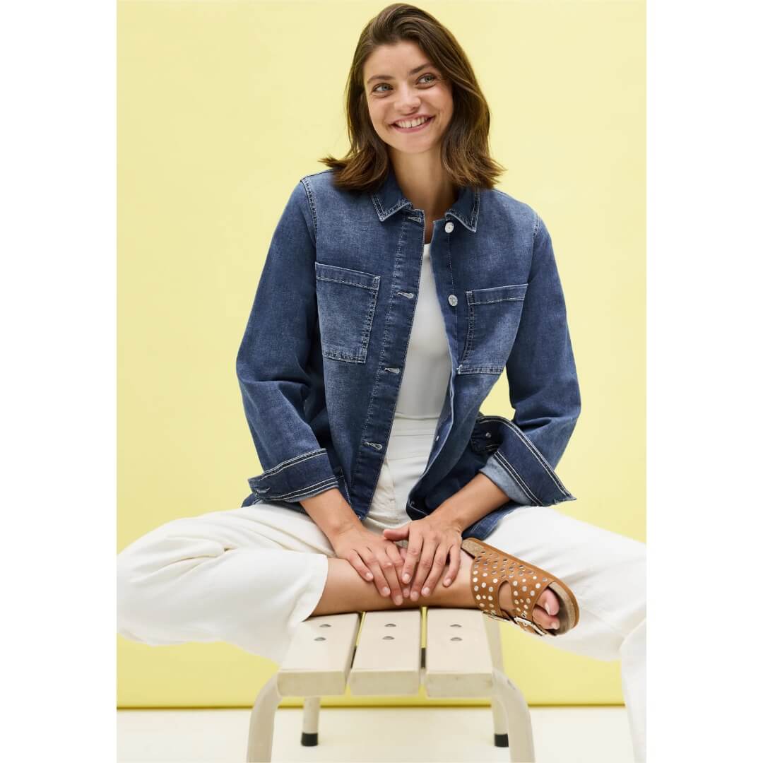 Cecil farkkutakki, sininen - Moment.fi