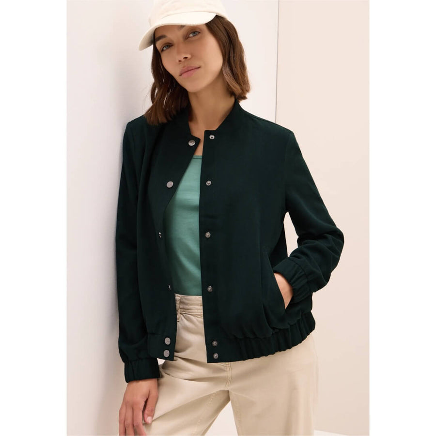 Cecil jakkutakki sametti, vihreä - Moment.fi