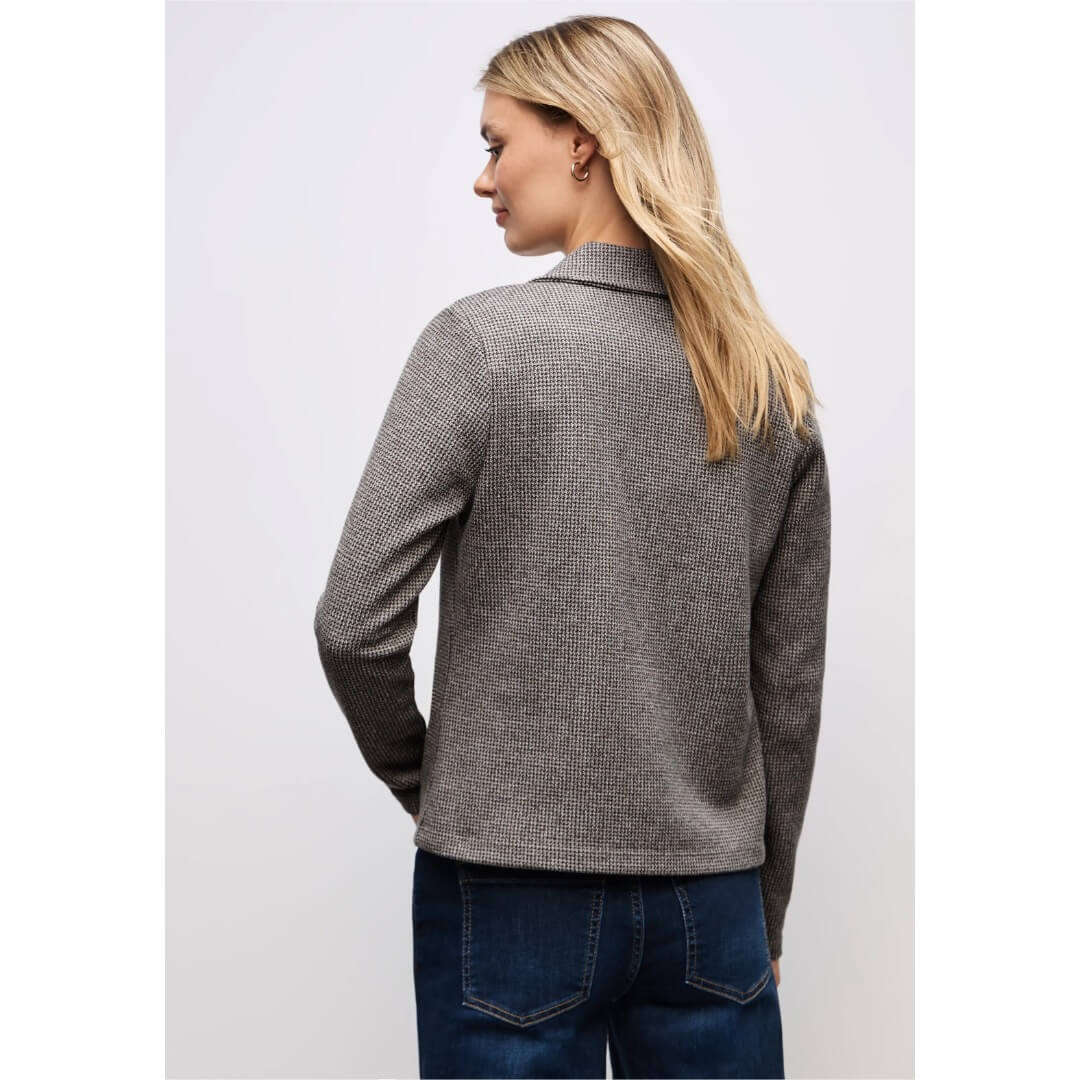 Street One jerseyjakku, ruskea - Moment.fi