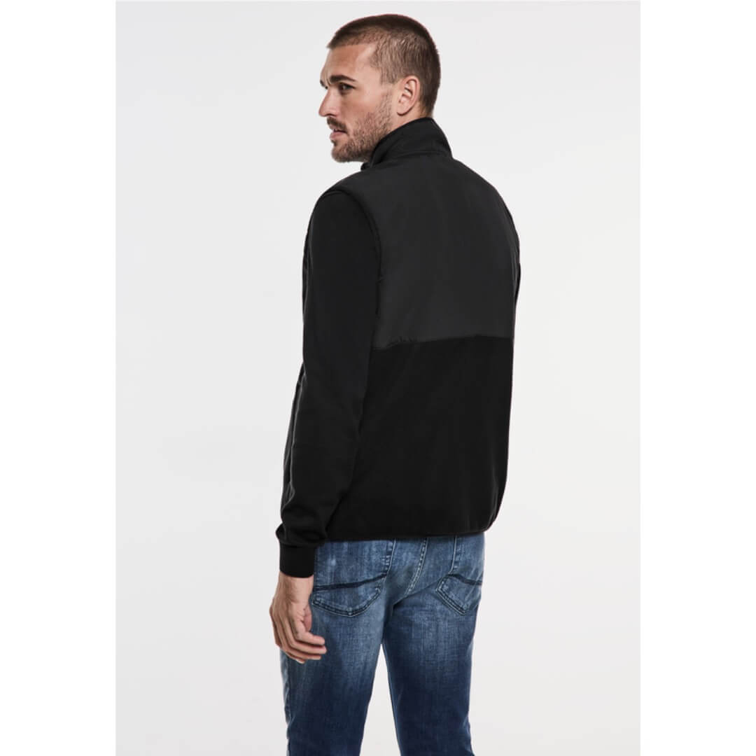 Street One fleeceliivi, musta - Moment.fi