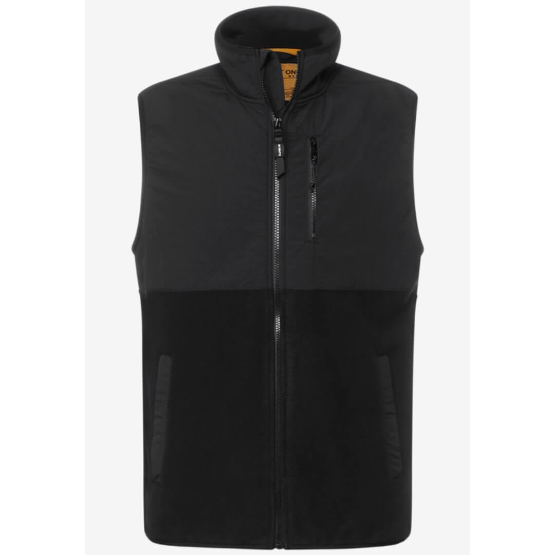 Street One fleeceliivi, musta - Moment.fi