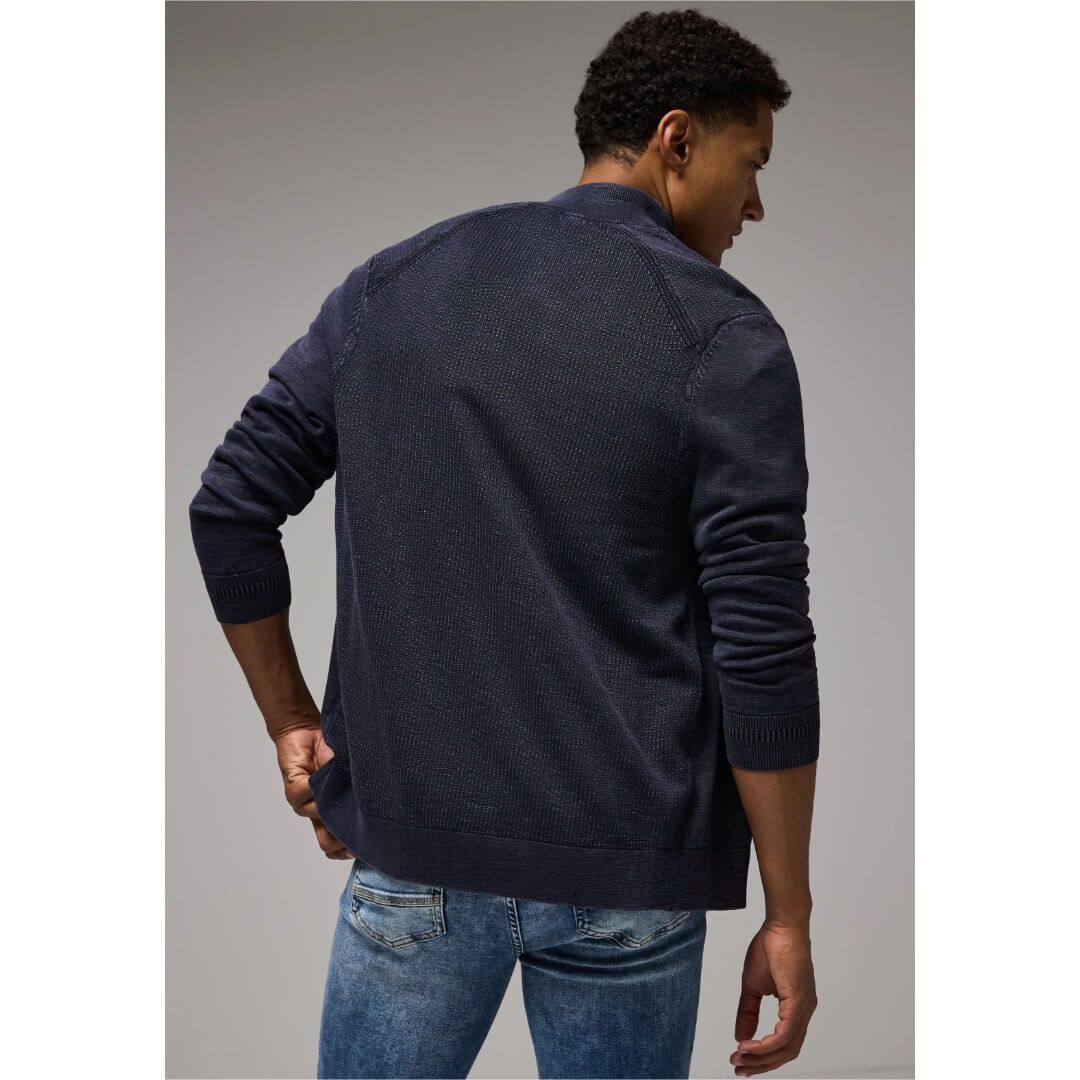 Street One neuletakki, tummansininen - Moment.fi