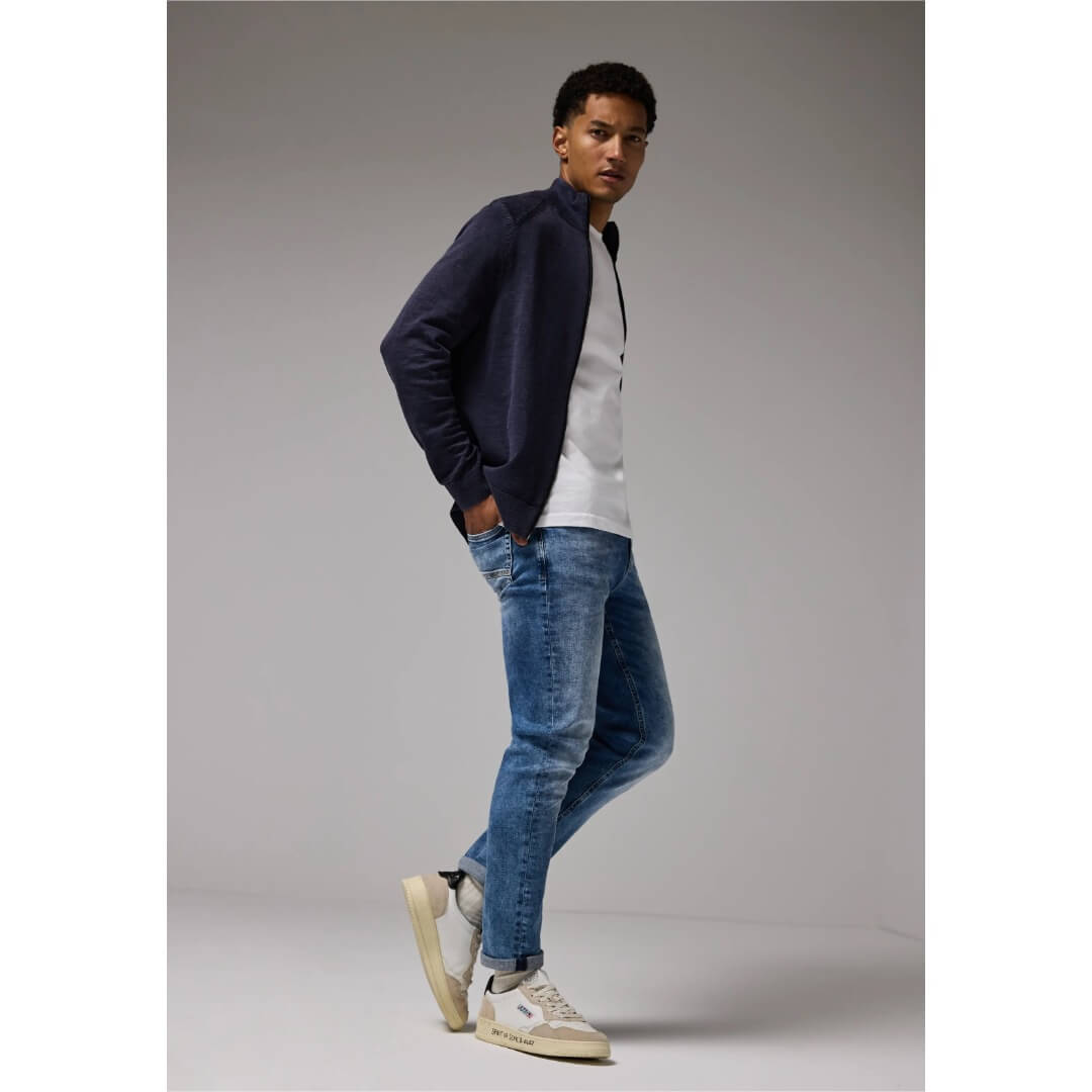 Street One neuletakki, tummansininen - Moment.fi