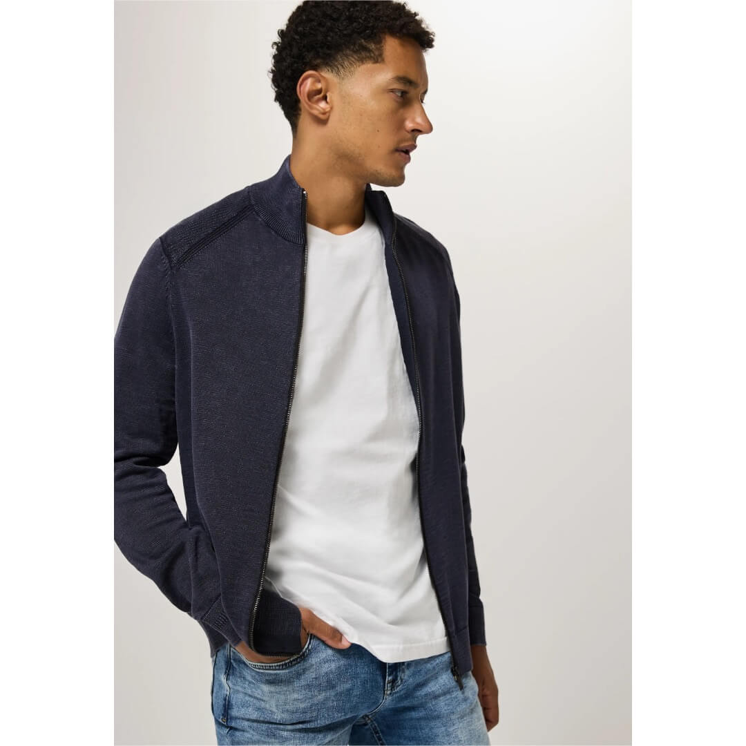 Street One neuletakki, tummansininen - Moment.fi