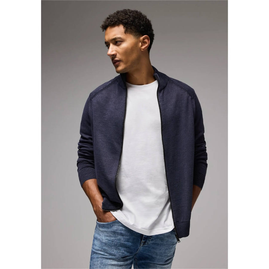 Street One neuletakki, tummansininen - Moment.fi