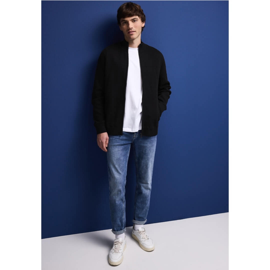 Street One neuletakki, musta - Moment.fi