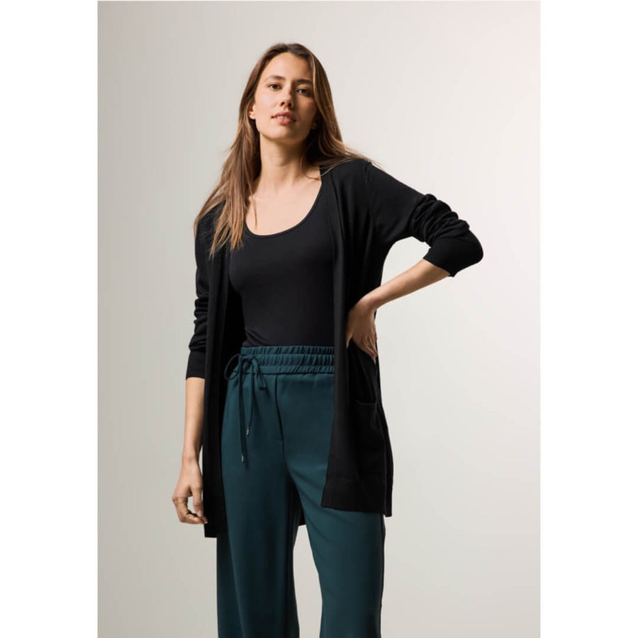 Cecil neuletakki open, musta - Moment.fi