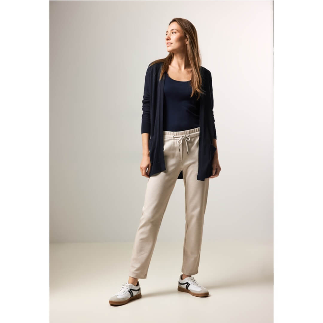 Cecil neuletakki open, tummansininen - Moment.fi