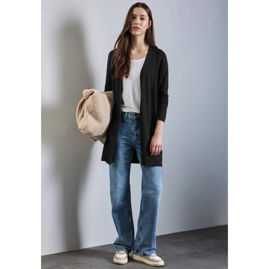 Street One neuletakki, musta - Moment.fi