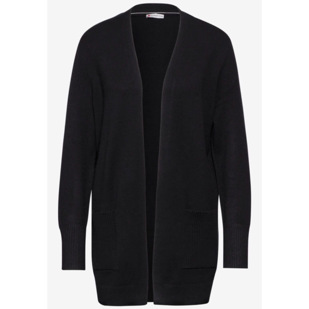 Street One neuletakki, musta - Moment.fi