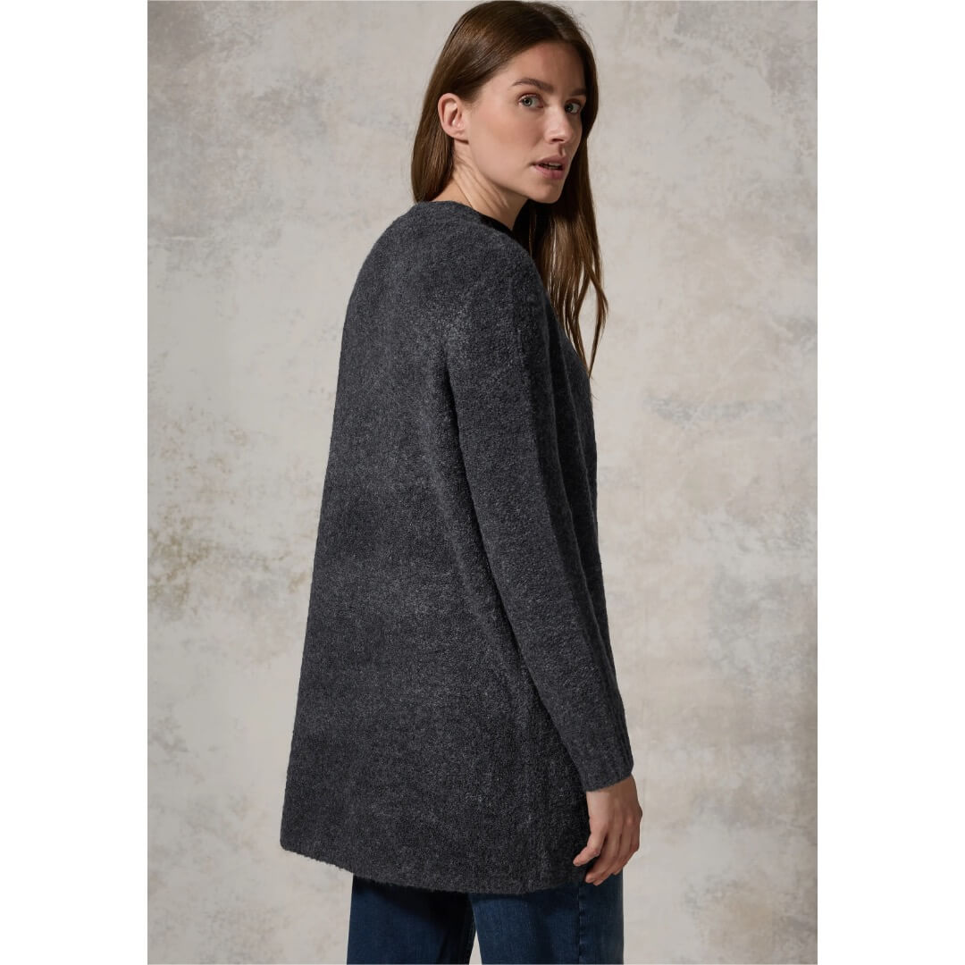 Cecil neuletakki, tummanharmaa - Moment.fi