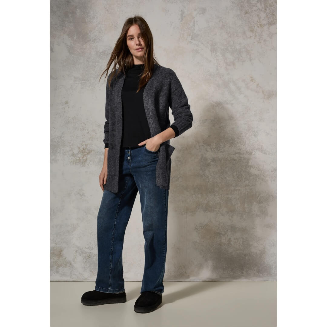 Cecil neuletakki, tummanharmaa - Moment.fi