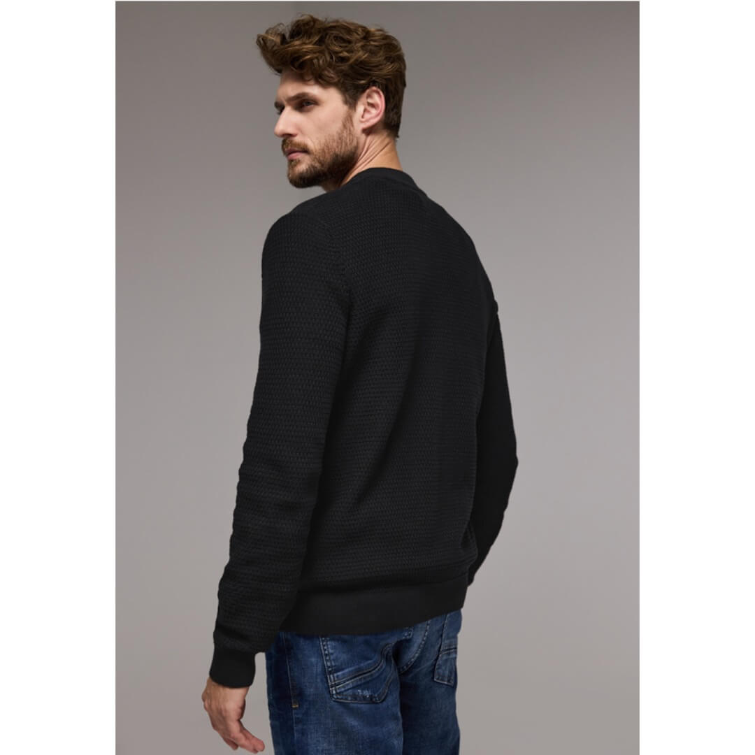 Street One neuletakki, musta - Moment.fi