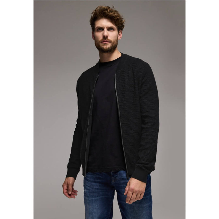 Street One neuletakki, musta - Moment.fi