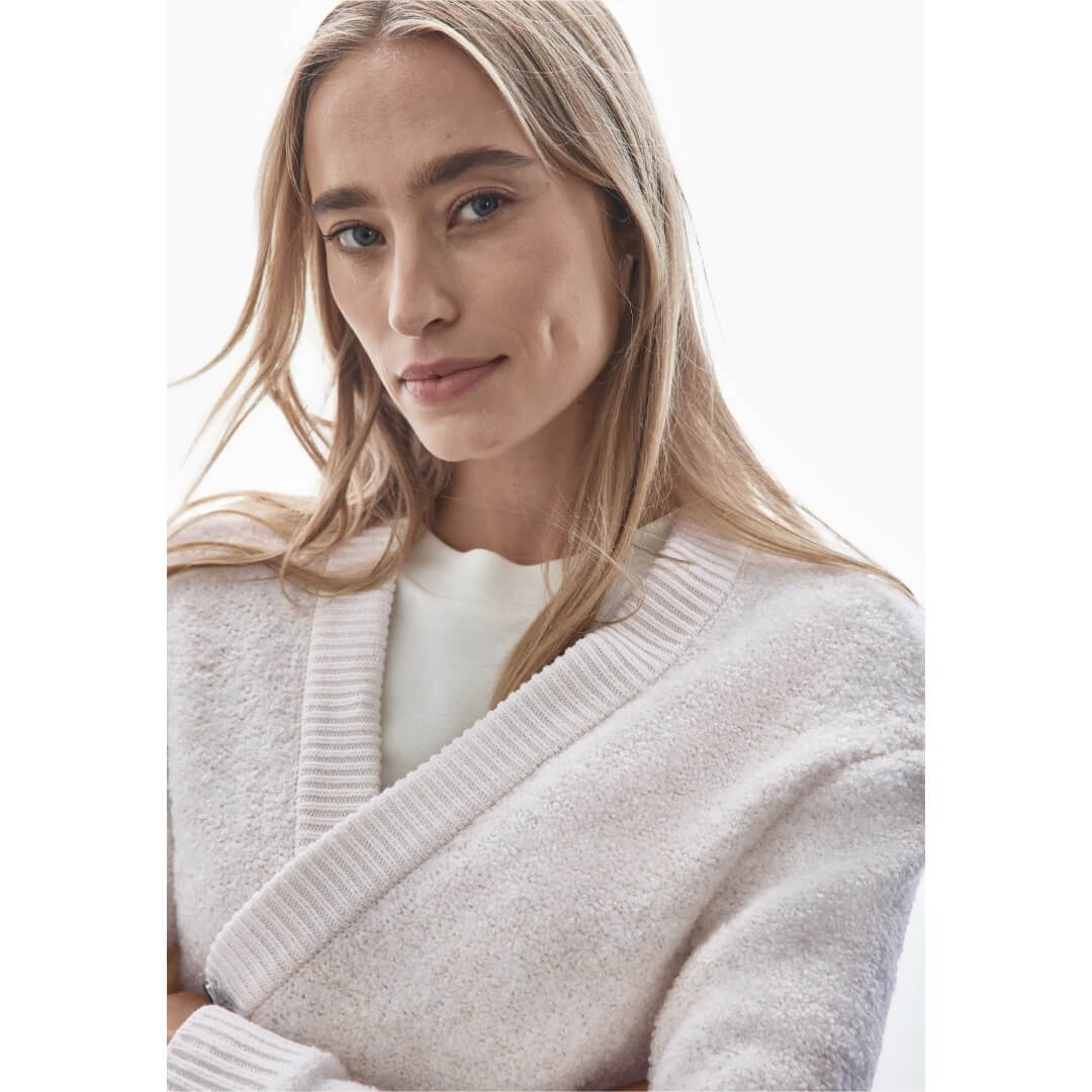 Street One neuletakki, luonnonvalkoinen - Moment.fi