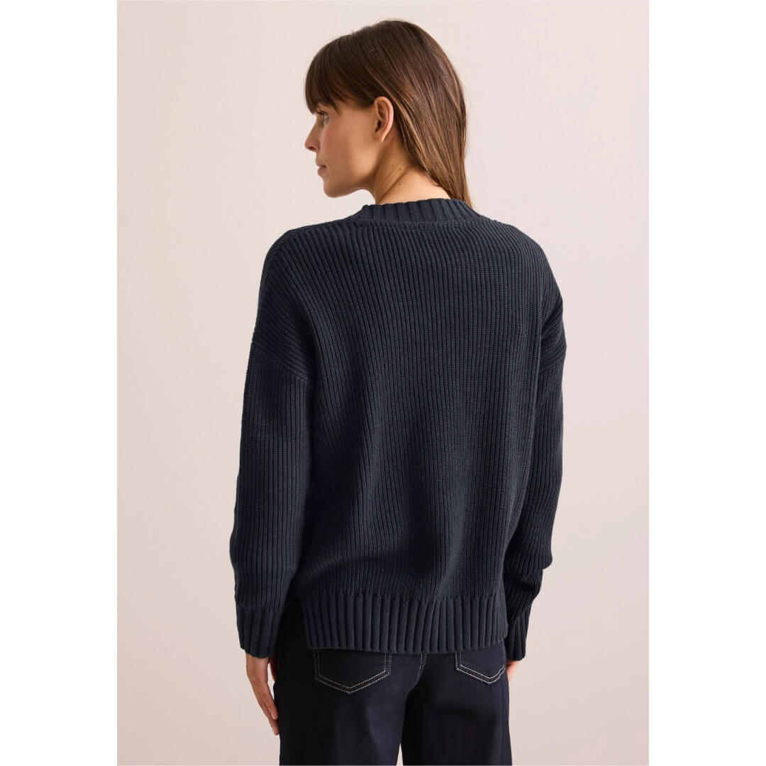 Cecil neuletakki, tummansininen - Moment.fi