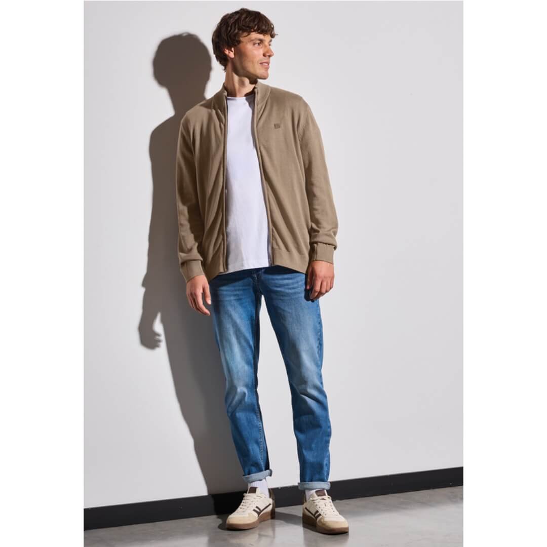 Street One neuletakki, beige - Moment.fi