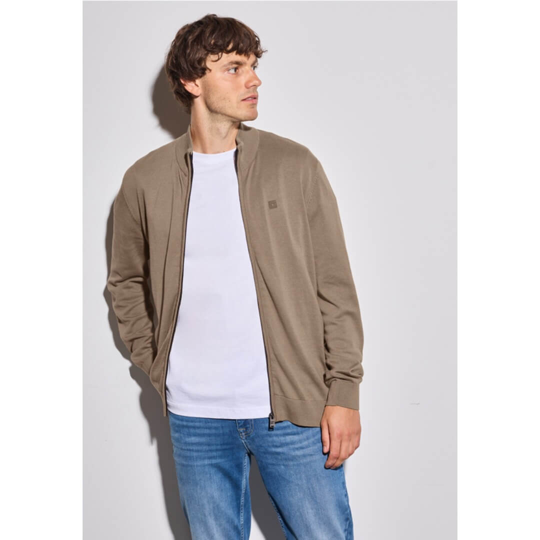 Street One neuletakki, beige - Moment.fi