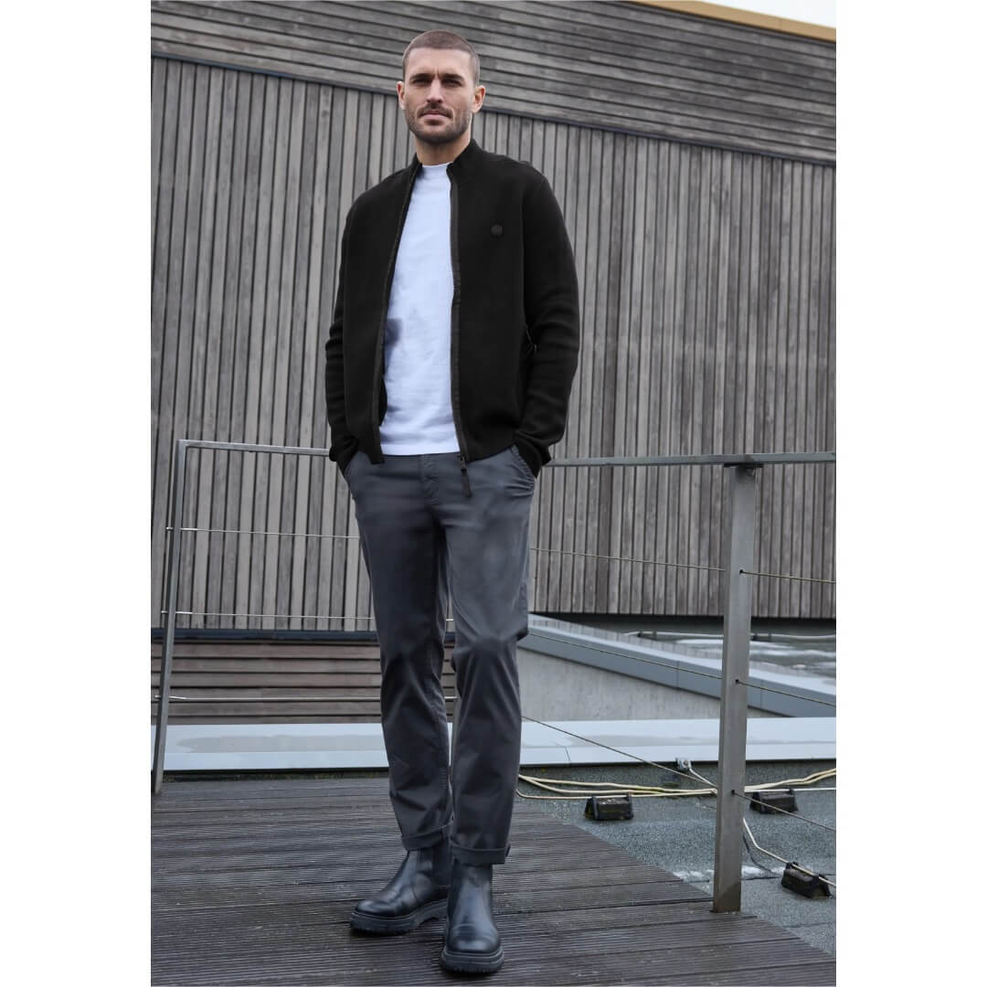 Street One neuletakki, musta