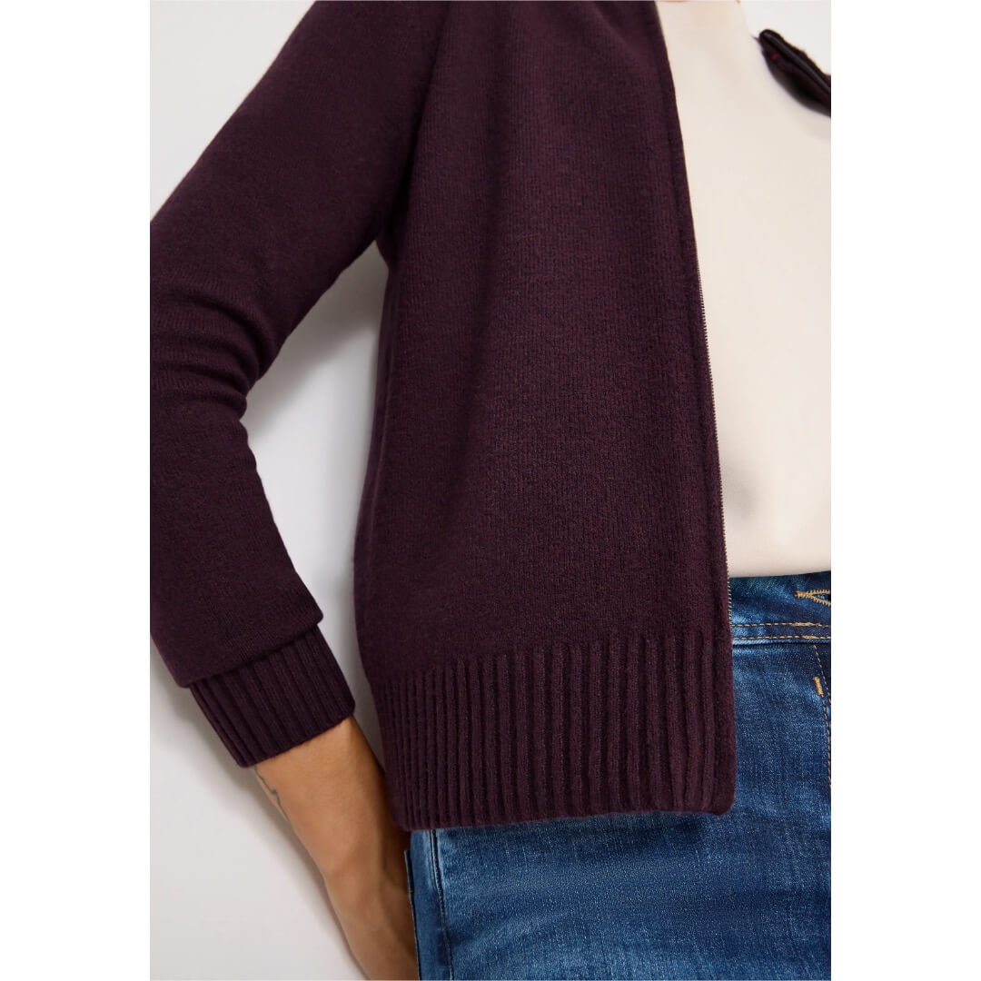 Cecil neuletakki, tummaluumu - Moment.fi