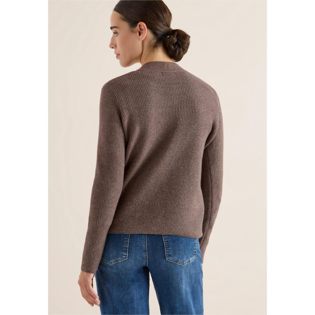 Cecil neuletakki napeilla, beige - Moment.fi