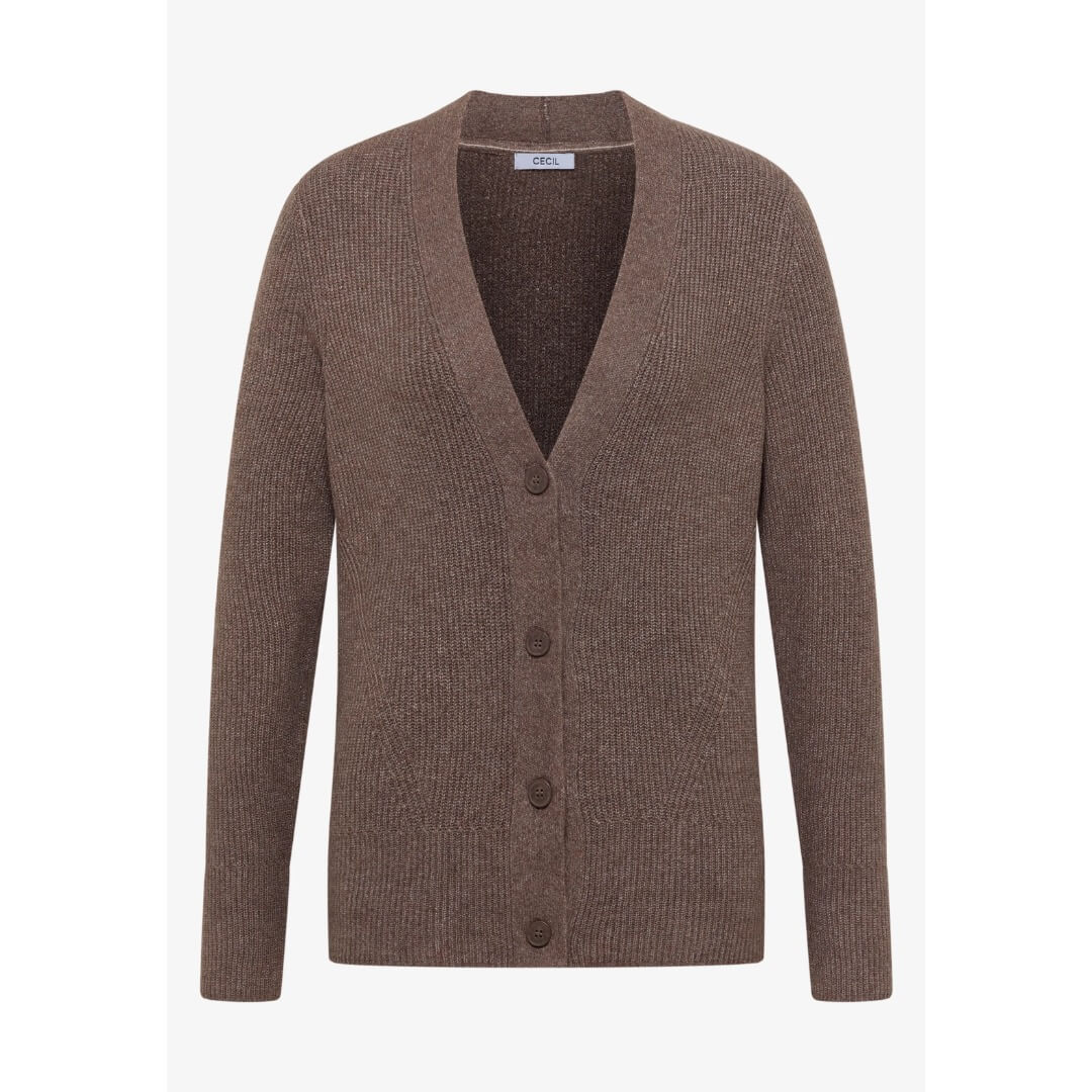 Cecil neuletakki napeilla, beige - Moment.fi