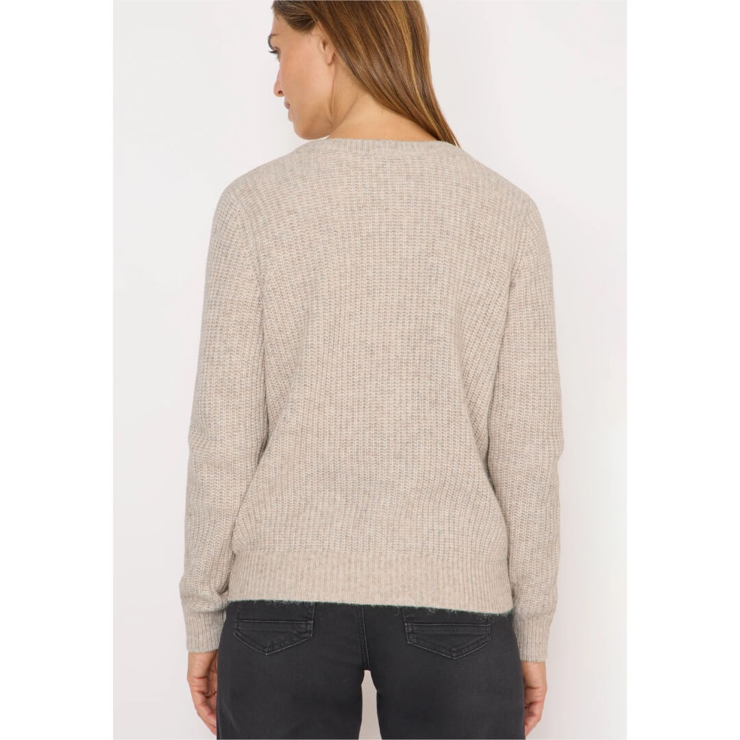 Cecil neuletakki, vaaleanbeige - Moment.fi