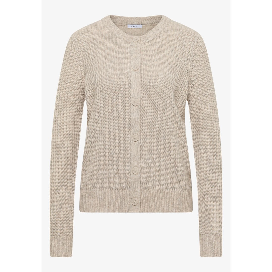 Cecil neuletakki, vaaleanbeige - Moment.fi