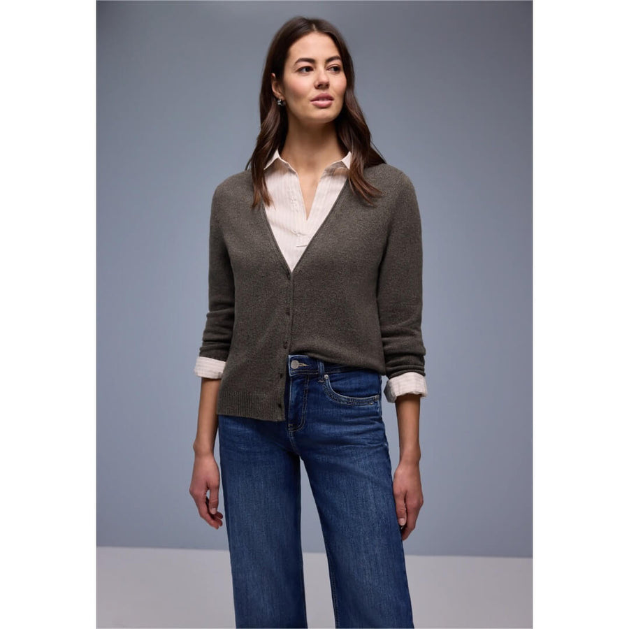 Street One neuletakki, ruskea