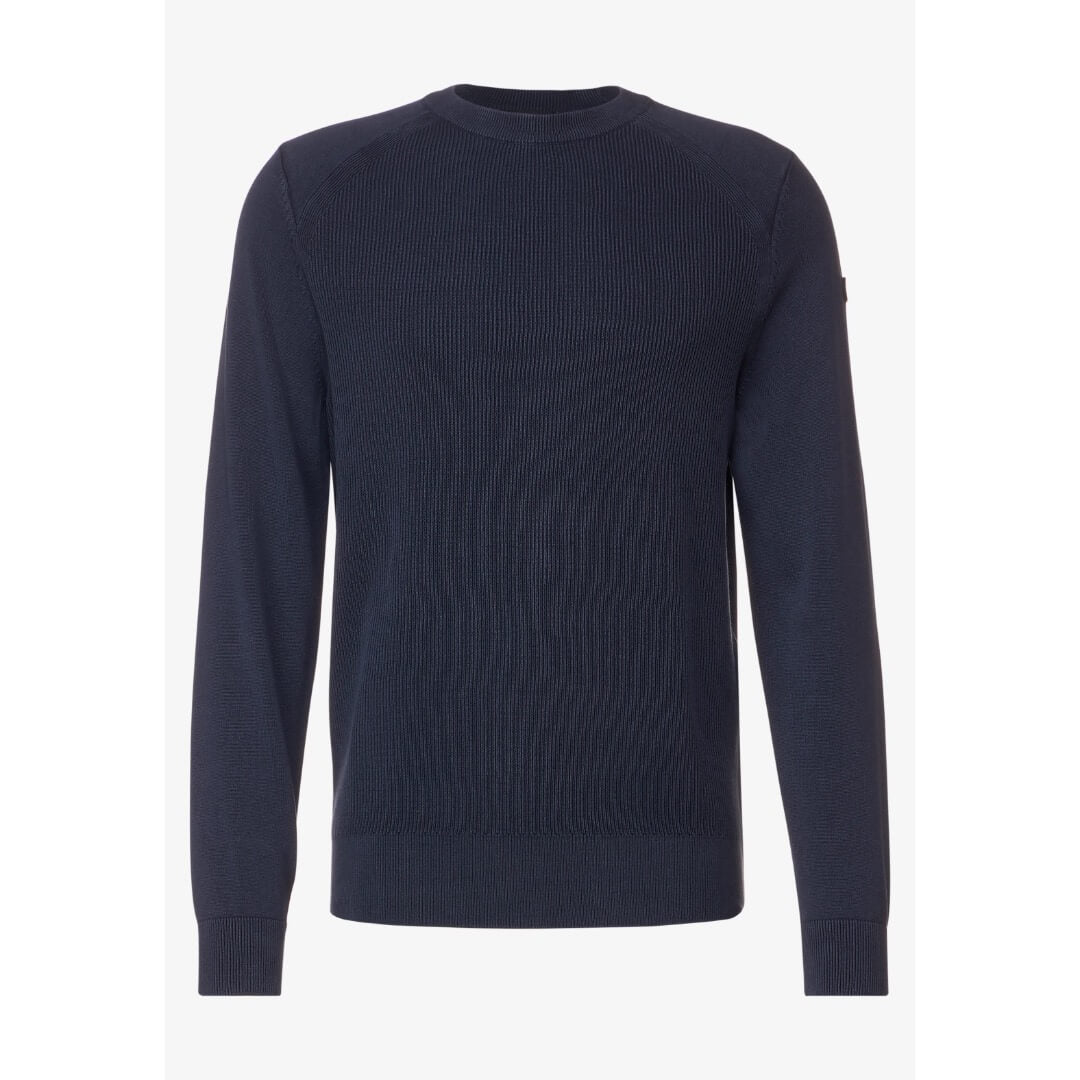 Street One neule rib, tummansininen - Moment.fi