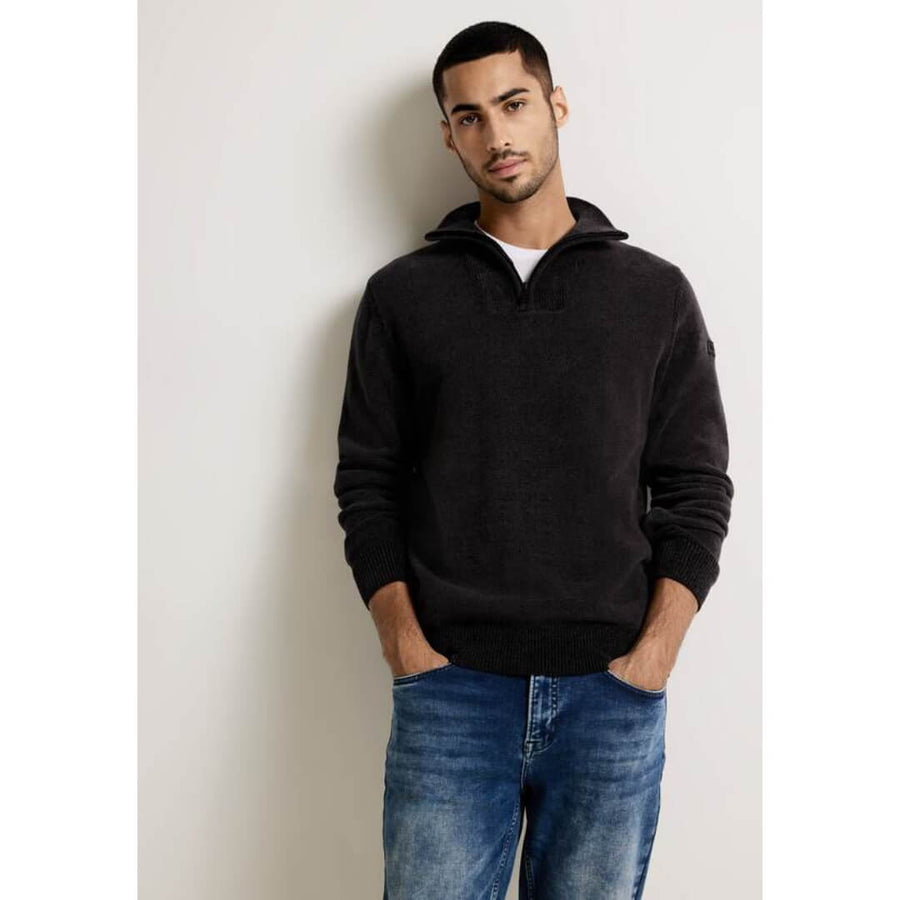 Street One 1/2 neule, tummanharmaaa - Moment.fi