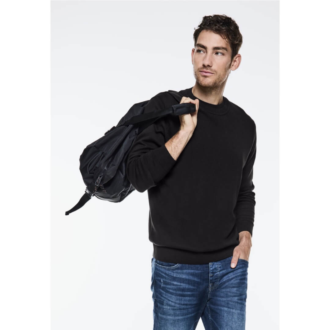 Street One puuvillaneule, musta - Moment.fi